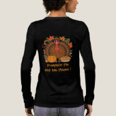 Dankdag, Grappige Kalkoen Kok, Gobble, Modern Tr Tri-Blend Shirt (Achterkant)
