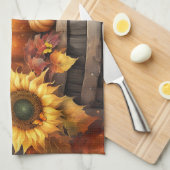 Dankdag Herfst Bladeren Theedoek (Quarter Fold)