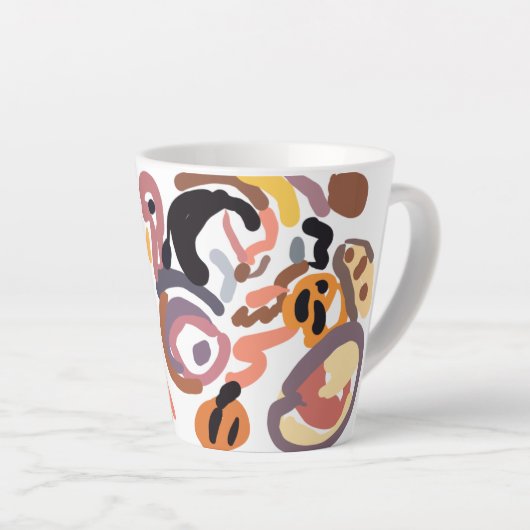 Dankdag herfst latte mok (Rechterhoek)