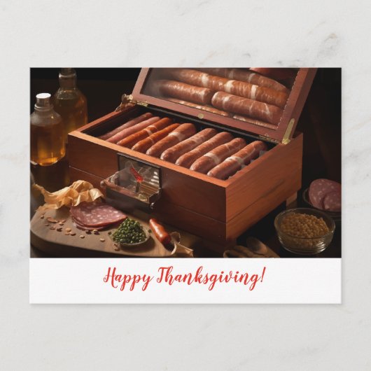 Dankdag Herfst Schilderij Briefkaart (Voorkant)