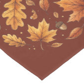 Dankdag herfstbladeren medium tafelloper (Hoek)