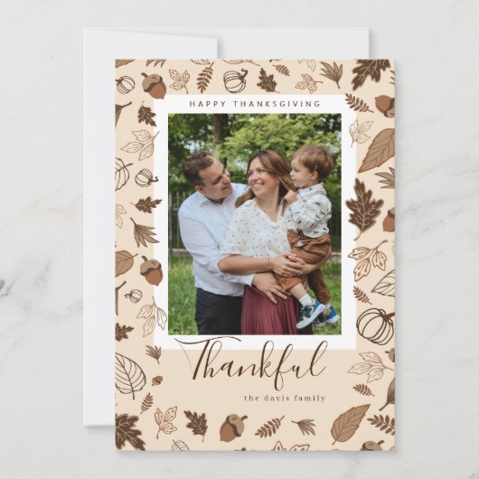 Dankdag Kaart (Voorkant)