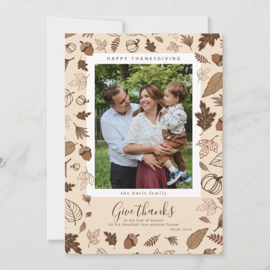 Dankdag Kaart (Voorkant)