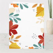 Dankdag kaart (Achterkant)