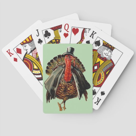 DANKDAG KALKOEN POKERKAARTEN (Achterkant)