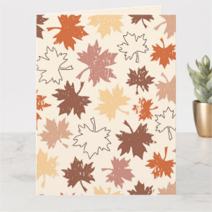 Dankdag ontwerp, herfst natuurlijke bladeren kaart