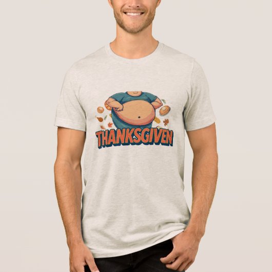 Dankdag, ook bekend als De Dag Erna Tri-Blend Shirt (Voorkant)