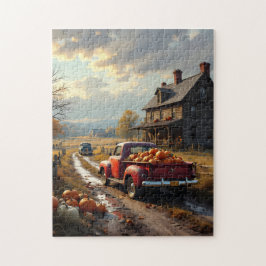 Dankdag op het platteland legpuzzel