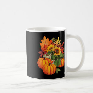 Dankdag Pompoen Zonnebloem Herfst Autumn Vakantie Koffiemok