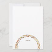 Dankdag Potluck Diner Uitnodiging (Achterkant)