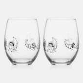 DANKDAG TRADITIONEEL WIJNGLAS ZONDER VOET (Rechts)