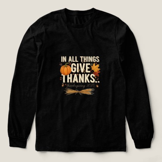 Dankdag Tri-Blend shirt (Voorkant)