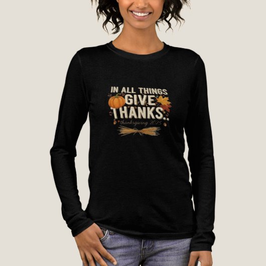Dankdag  Tri-Blend shirt (Voorkant)
