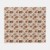 Dankdag voor kattenliefhebbers fleece deken (Voorkant (Horizontaal))