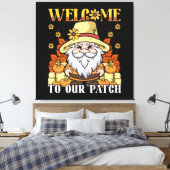 Dankdag Welkom Bij Onze Tuinkabouter Canvas Afdruk (Insitu (Slaapkamer))