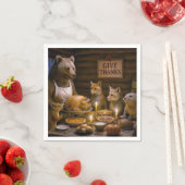 Dankdag Wilde Eend Diner Servet (Insitu)