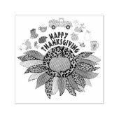 Dankdag Zelfinktende Stempel (Design)