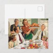 Dankdagdiner Briefkaart (Voorkant / Achterkant)