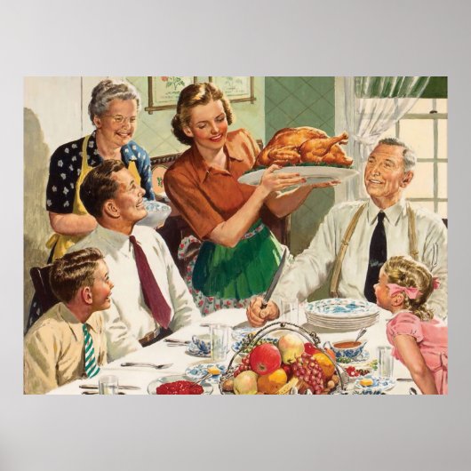 Dankdagdiner Poster (Voorkant)