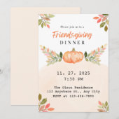 Dankdaginmetvrienden Kaart (Voorkant / Achterkant)