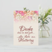Danke, dass es dich gibt - Muttertag (Staand voorkant)