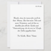 Danke, dass es dich gibt - Muttertag (Achterkant)