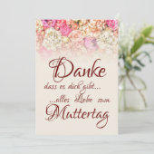 Danke, dass es dich gibt - Muttertag (Staand voorkant)