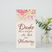 Danke, dass es dich gibt - Muttertag (Staand voorkant)