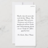 Danke, dass es dich gibt - Muttertag (Achterkant)