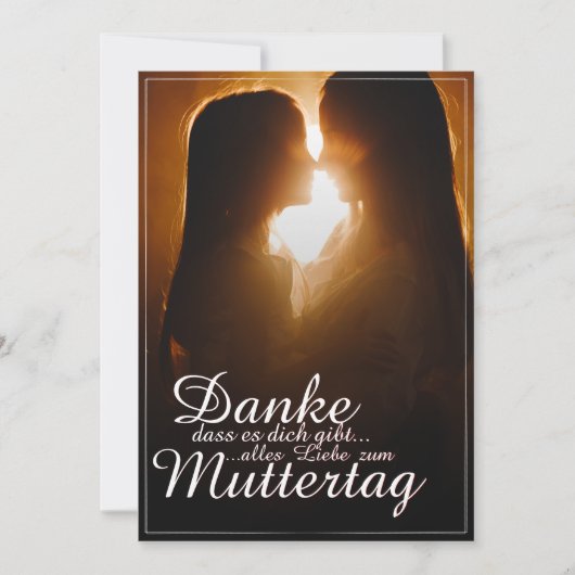 Danke, dass es dich gibt - Muttertag (Voorkant)