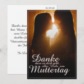 Danke, dass es dich gibt - Muttertag (Voorkant / Achterkant)