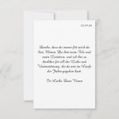 Danke, dass es dich gibt - Muttertag (Achterkant)