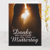 Danke, dass es dich gibt - Muttertag Kaart (Gele Bloem)