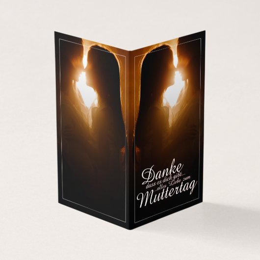 Danke, dass es dich gibt - Muttertag Kaart (Buitenkant)