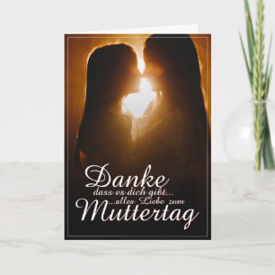 Danke, dass es dich gibt - Muttertag Kaart