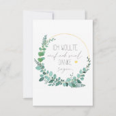 danke einfach so dankeskarte (Voorkant)