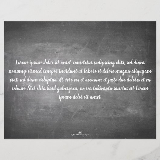 Danke für diese tolle Zeit auf einer Kreidetafel (Achterkant)