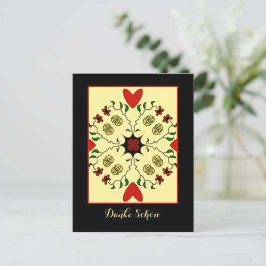 Danke schön briefkaart (Staand voorkant)