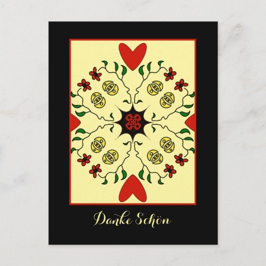 Danke schön briefkaart (Voorkant)