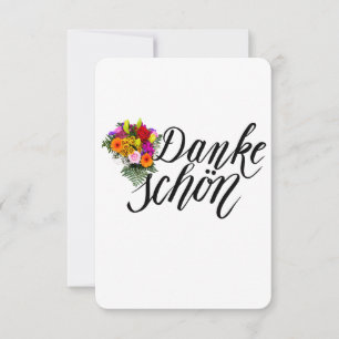 Danke Schon - Dank je wel Bedankkaart