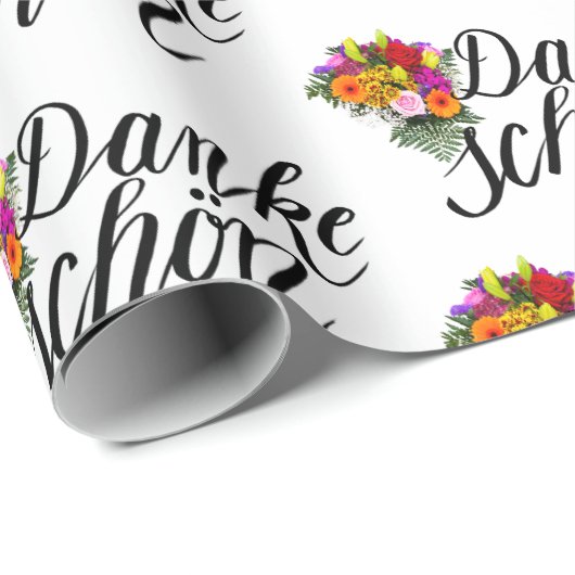 Danke Schon Dank u Duits Cadeaupapier (Rol Hoek)