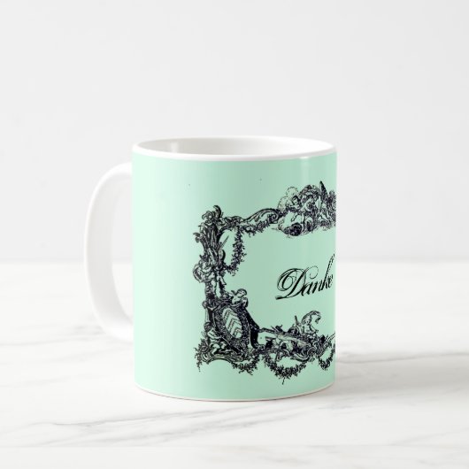 Danke – Thanks – Versailles Koffiemok (Voorkant links)