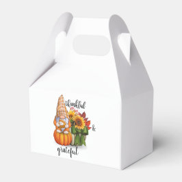 Dankelijke en dankbaar-vrije doos bedankdoosjes