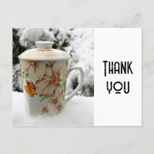 Danken aan chef Postcard Briefkaart
