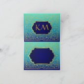 Danken de Arabische Nachten van Bollywood u nota Bedankkaart (Binnen)