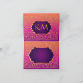 Danken de Arabische Nachten van Bollywood u nota Bedankkaart (Binnen)