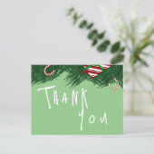 Danken voor een restaurant  briefkaart (Staand voorkant)