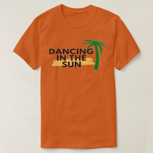 DANKEREN IN DE ZON T-SHIRT (Design voorkant)
