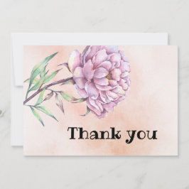 Dankeschön Karte mit Hortensie Kaart