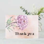 Dankeschön Karte mit Hortensie Kaart (Staand voorkant)